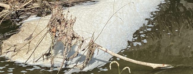 Tufo| Ancora schiuma nel fiume Sabato, immagini e segnalazioni