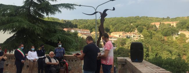 Buonalbergo,inaugurato il monumento ai migranti