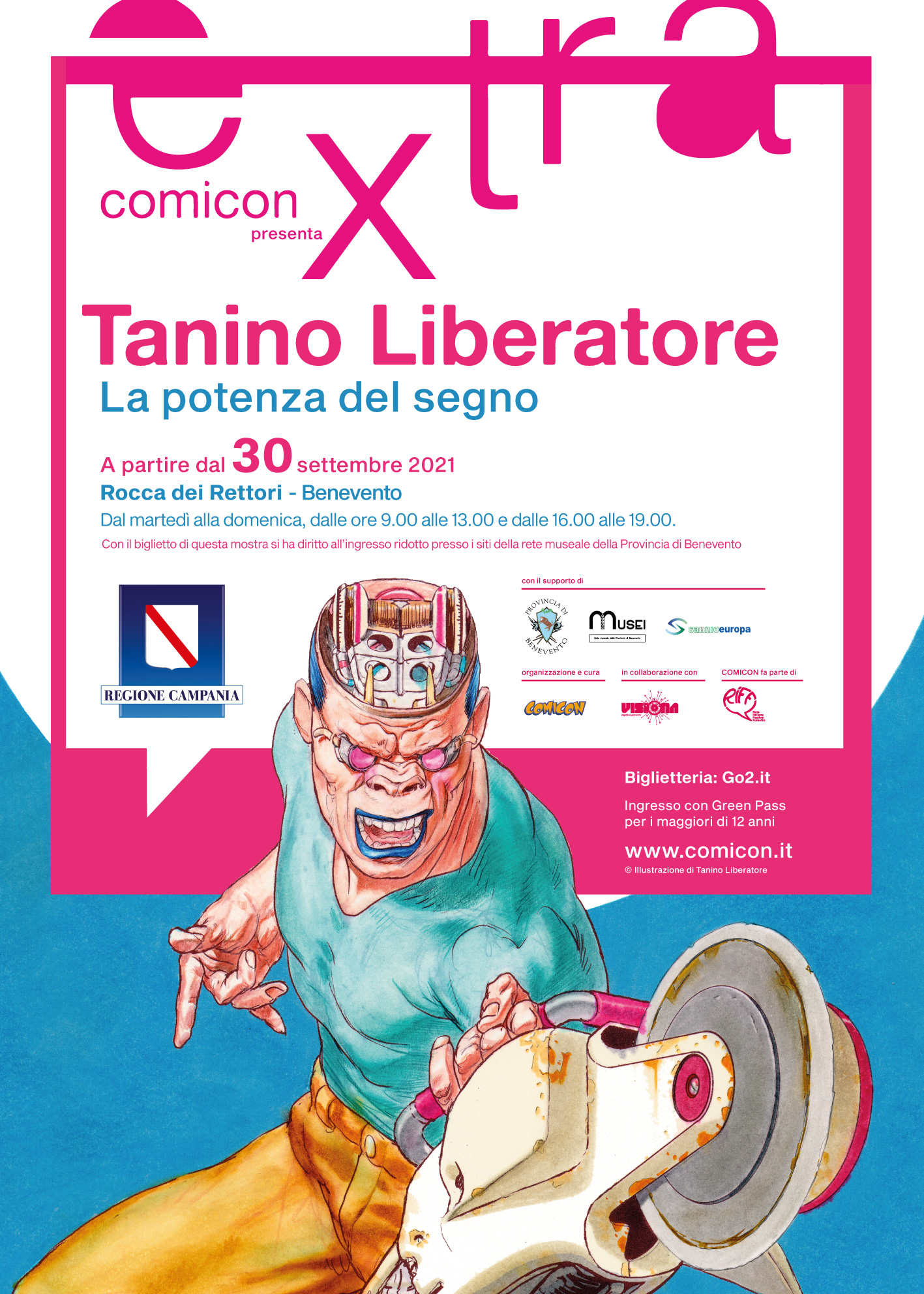 Alla Rocca dei Rettori la mostra personale “Tanino liberatore, la potenza del segno”