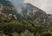 Faicchio, continua a bruciare il Monte Erbano