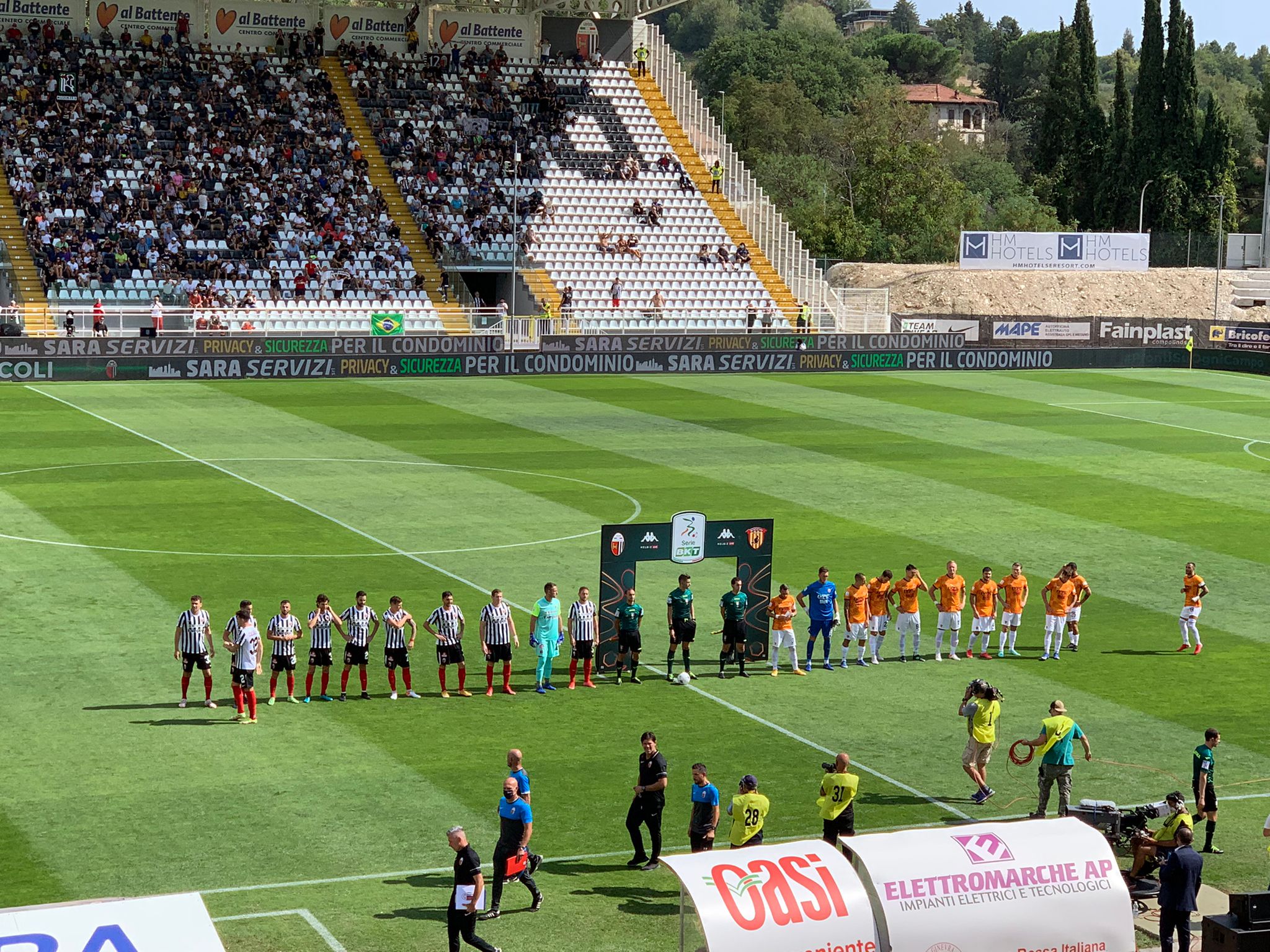Ascoli-Benevento: 0-2. I giallorossi conquistano il primo successo esterno