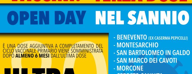 Terza dose per gli over 80, open day nel Sannio