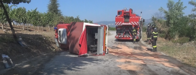 Incidente a Torrecuso, due vigili del Fuoco sottoposti a interventi chirurgici
