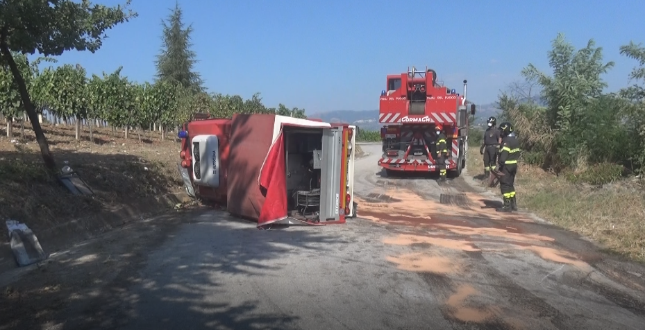 Incidente a Torrecuso, due vigili del Fuoco sottoposti a interventi chirurgici