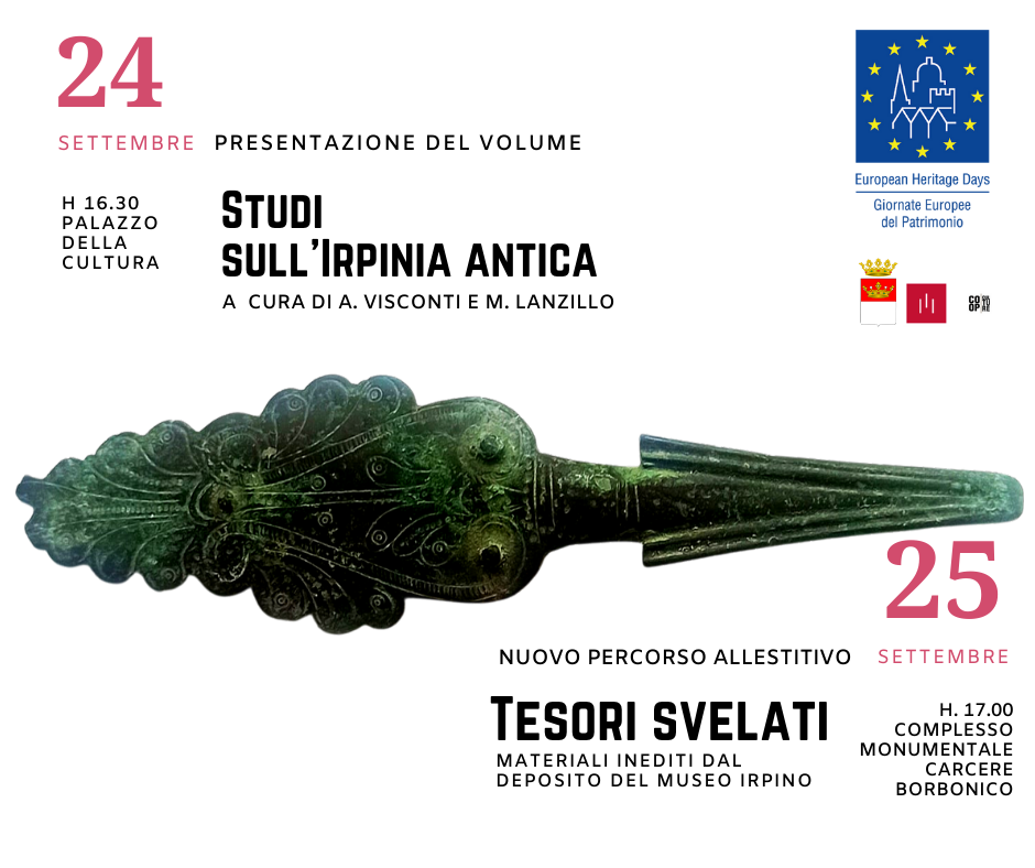 Avellino| Giornate Europee del Patrimonio, venerdì e sabato visite ed eventi al Museo Irpino