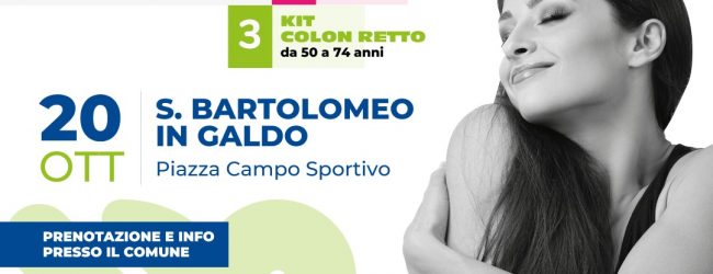 Screening oncologici, domani al via l’iniziativa dell’Asl di Benevento. Da San Bartolomeo in Galdo 90 tappe attraverso il Sannio