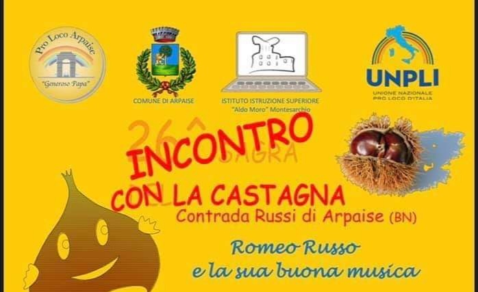 Ad Arpaise l’incontro con la castagna