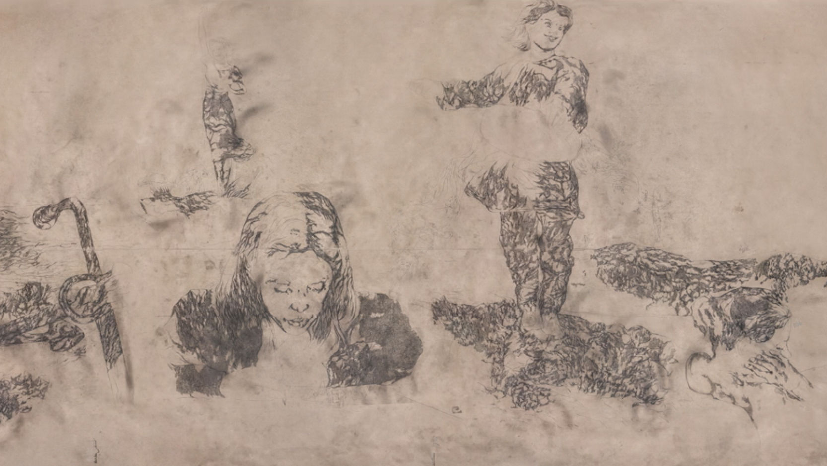 “Rubedo” la Divina Commedia interpretata da Enrico Mazzone su un tappeto di carta lungo 97 metri