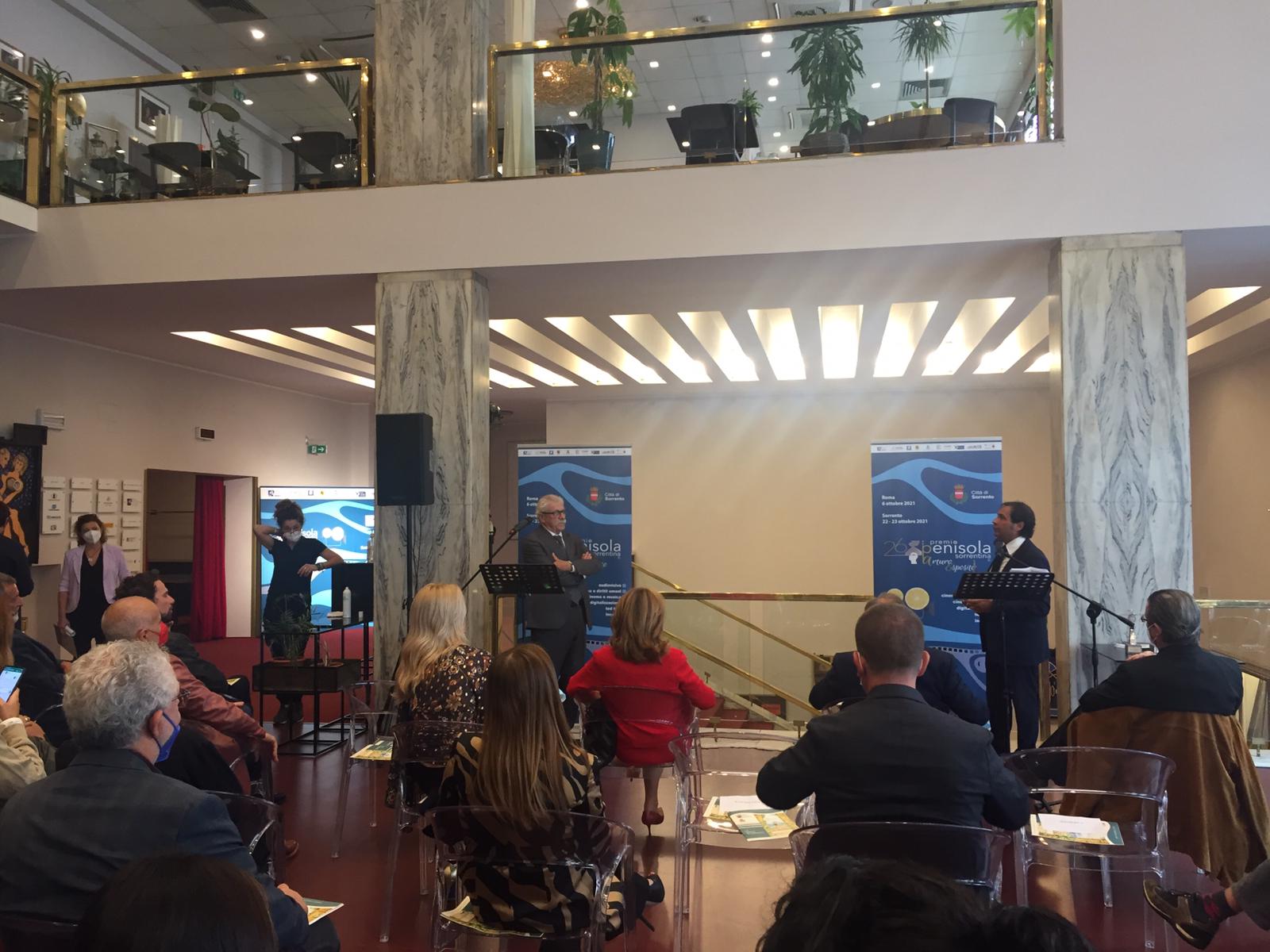 Al Teatro Eliseo di Roma consegnata la “Carta di Sorrento” al Ministero della transizione ecologica