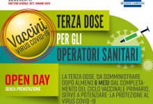 Asl Benevento, open day terza dose per gli operatori sanitari