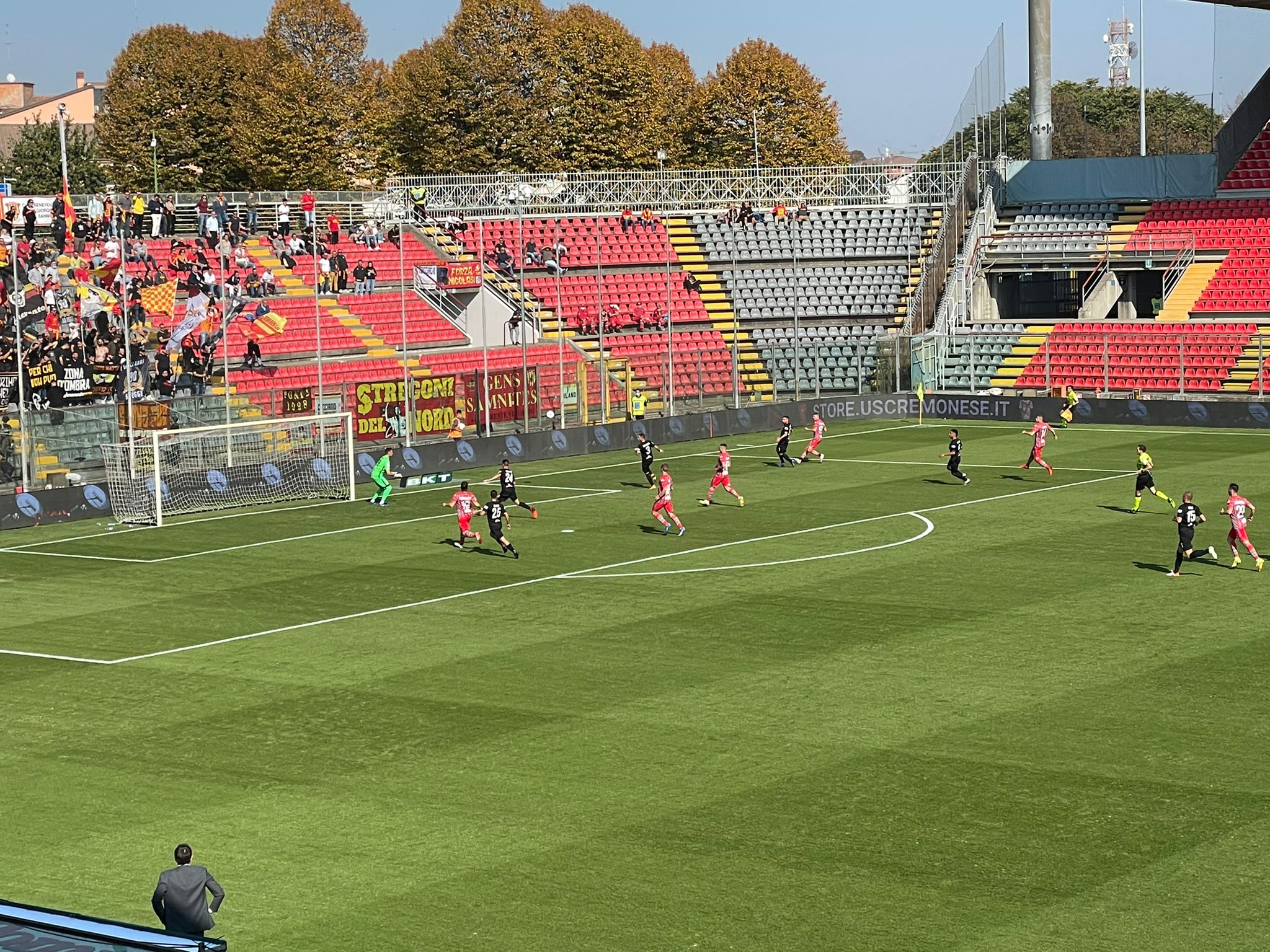 Cremonese-Benevento: 1-1. Pareggio allo “Zini”, Fagioli risponde alla deviazione di Tello