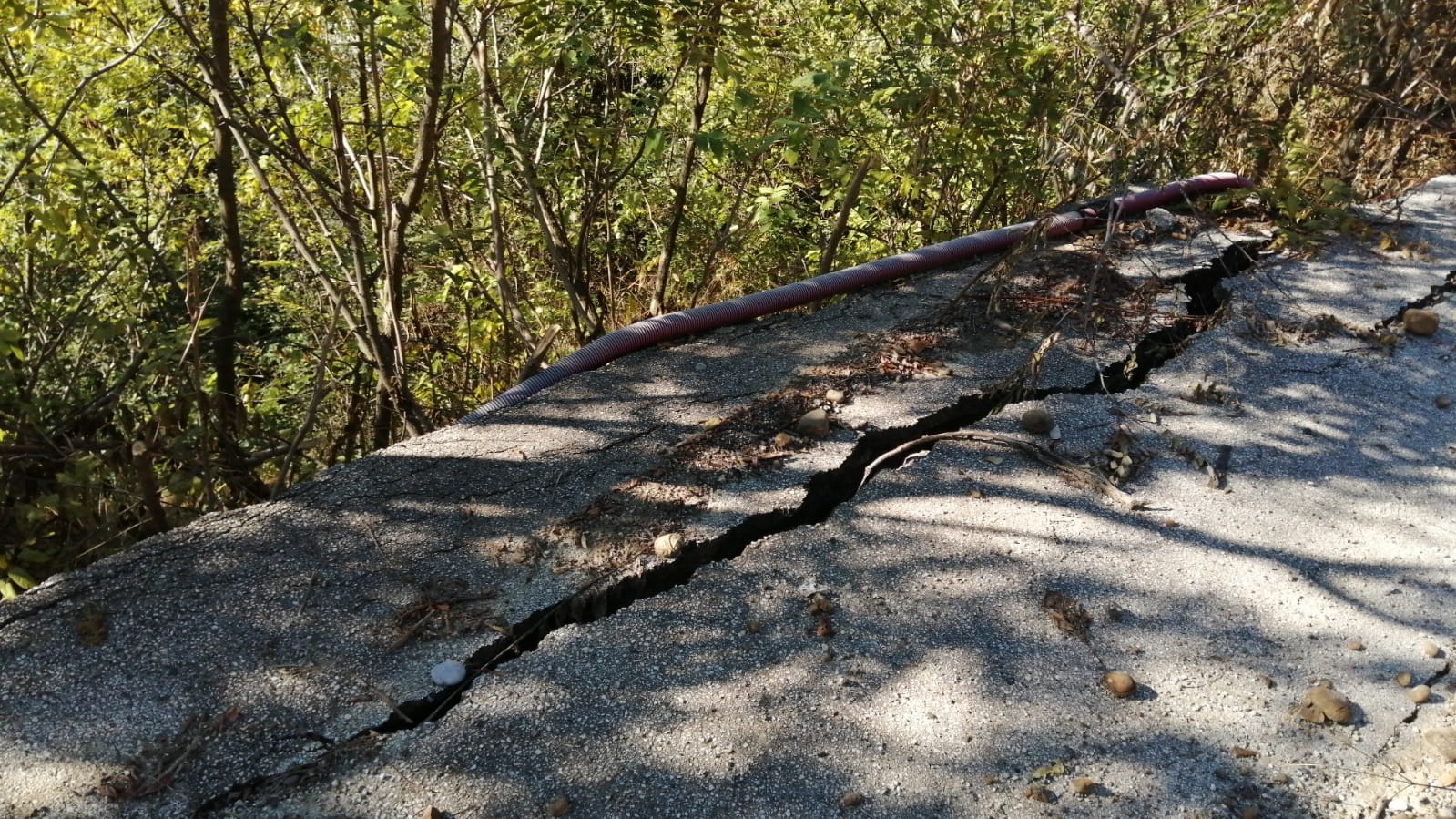 San Leucio del Sannio,sopralluogo della provincia e sindaco Iannace