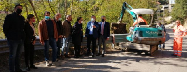 San Leucio Del Sannio: al via il cantiere su strada provinciale Ciardelli