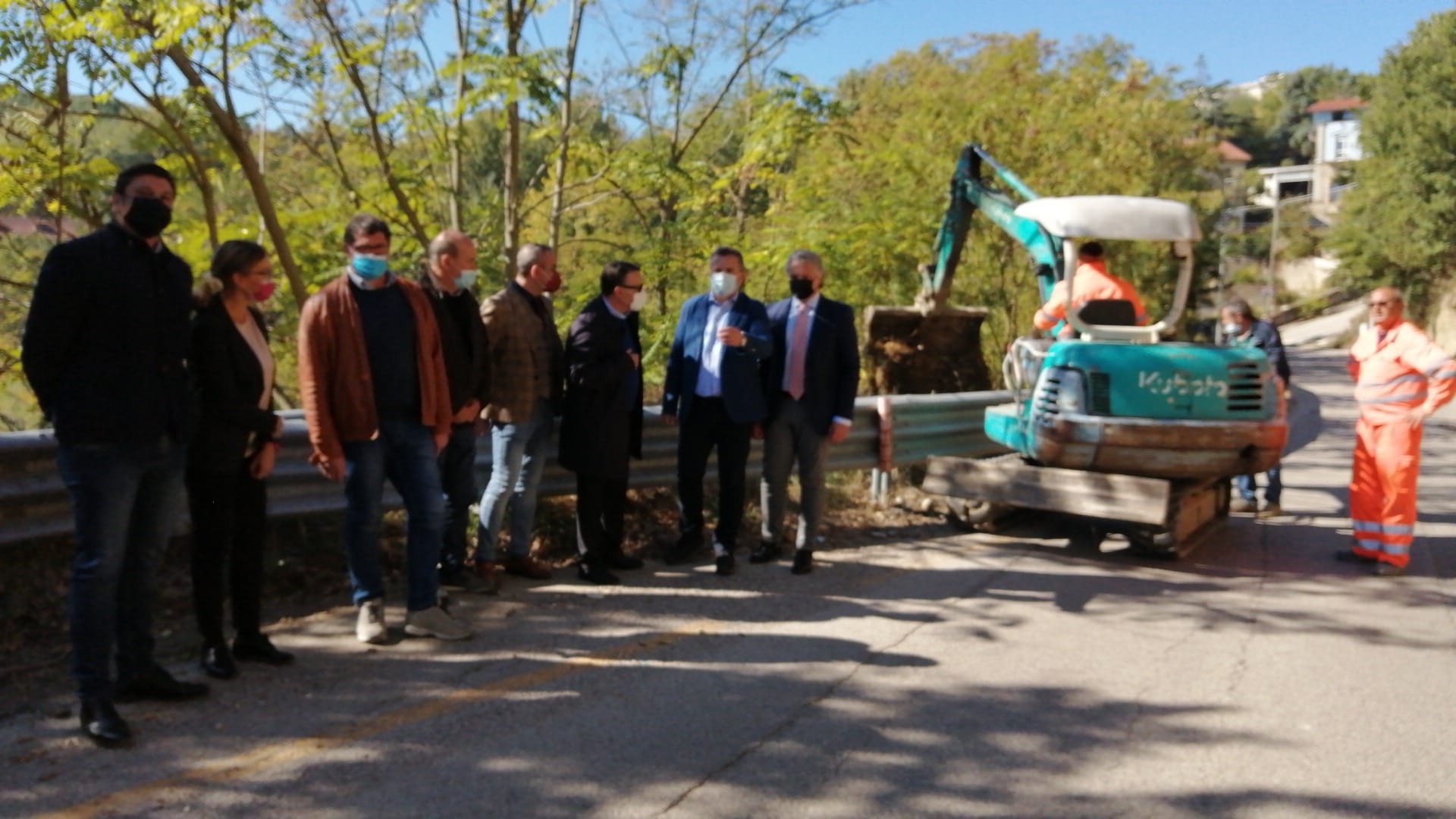 San Leucio Del Sannio: al via il cantiere su strada provinciale Ciardelli