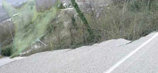 Frana su strada provinciale Covini di Arpaise: parla il Presidente Di Maria