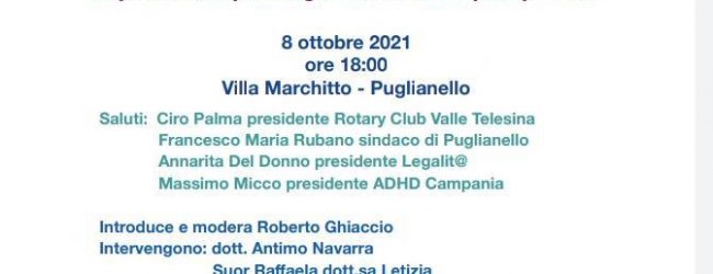 Puglianello|Il Rotary Club Valle Telesina organizza un convegno su “Dipendenze patologiche: traumi e prospettive”