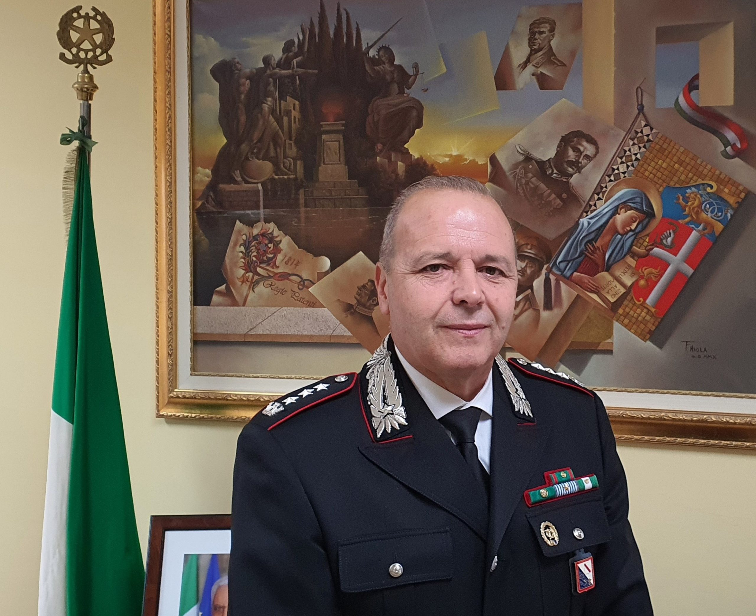 Avellino| Al comandante del Reparto operativo provinciale dell’Arma Caprio i gradi di colonnello