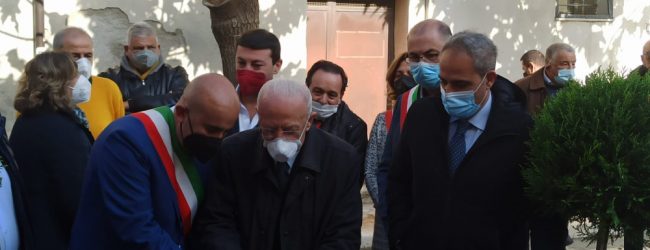 San Martino Valle Caudina| Visita De Luca, Petracca: gettate le basi per il masterplan