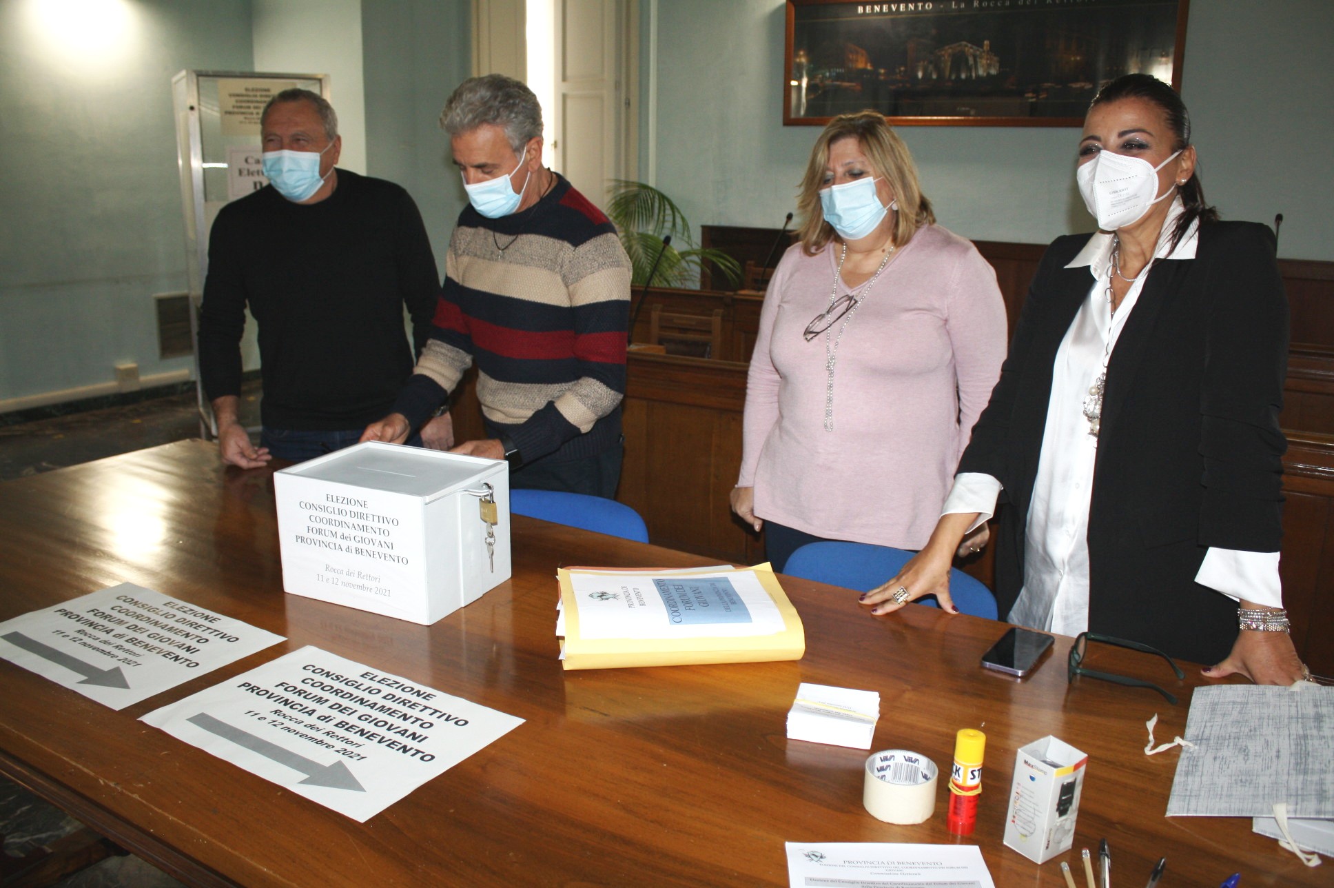 Alla Provincia di Benevento al via le operazioni di voto per le Elezioni del Forum Provinciale Giovani