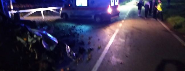 Telesina: animale gli taglia la strada,38enne perde controllo del furgone