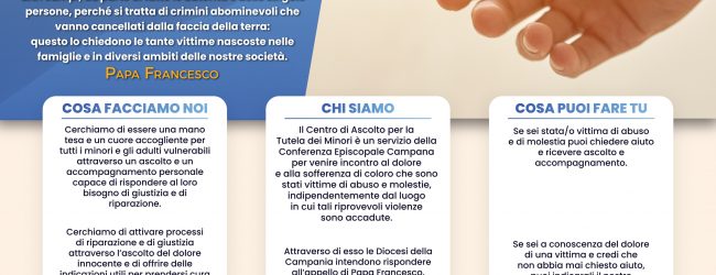 A Benevento nasce Centro d’ascolto per la tutela dei minori