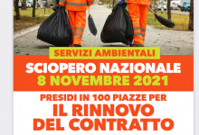 Lunedi 8 Novembre sciopero dei lavoratori del settore igiene ambientale anche a Benevento