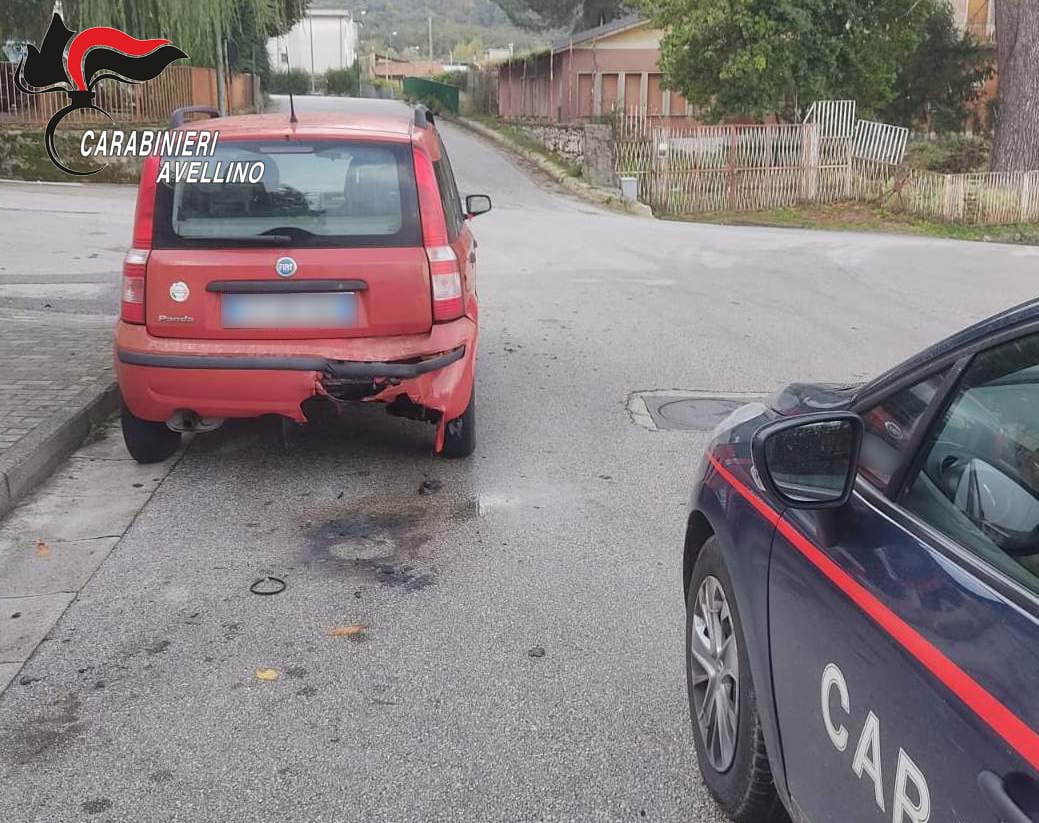 Solofra| Data alle fiamme la Fiat Panda di una 40enne