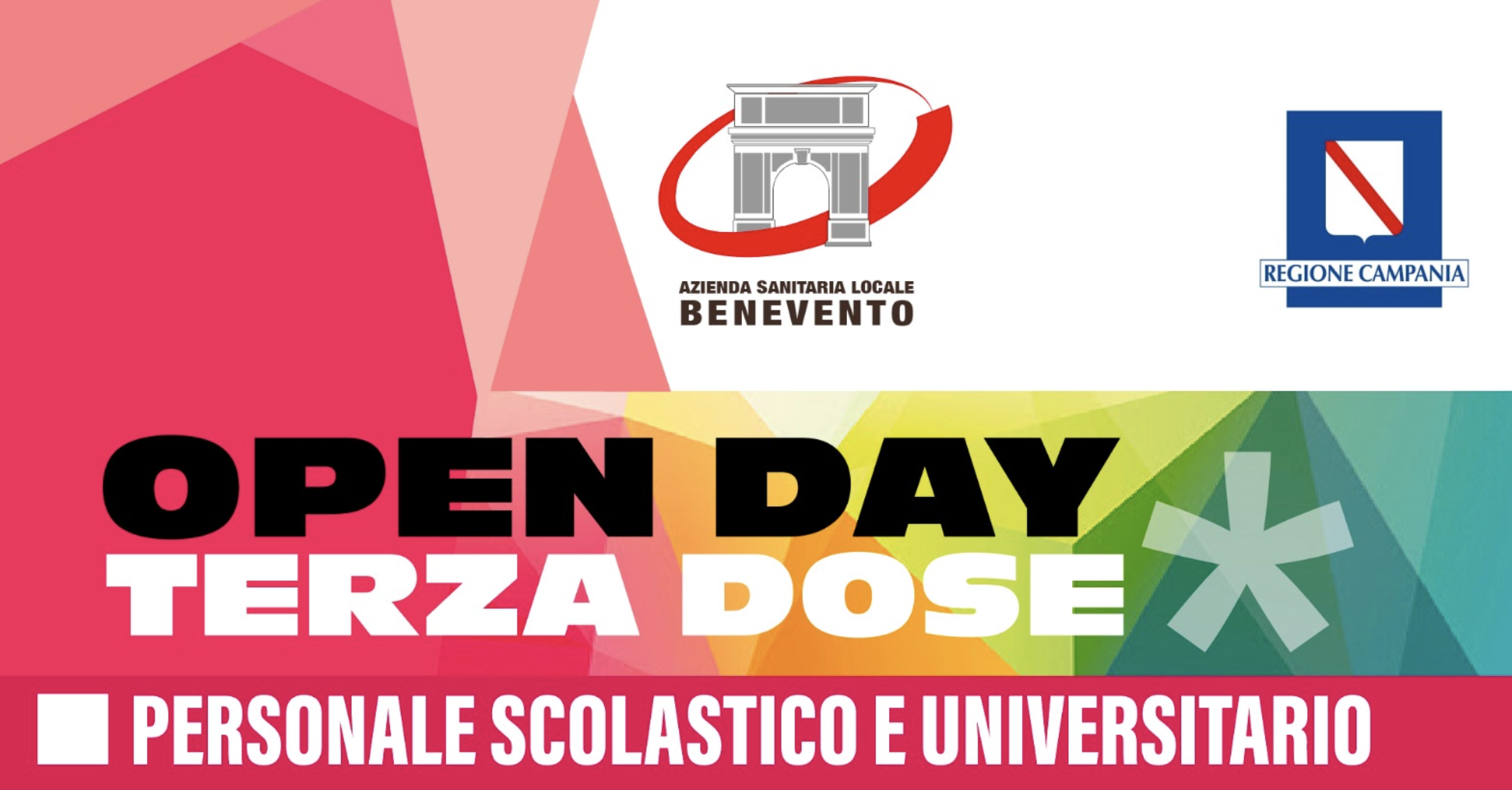 Asl Benevento, open day terza dose per il personale scolastico e universitario