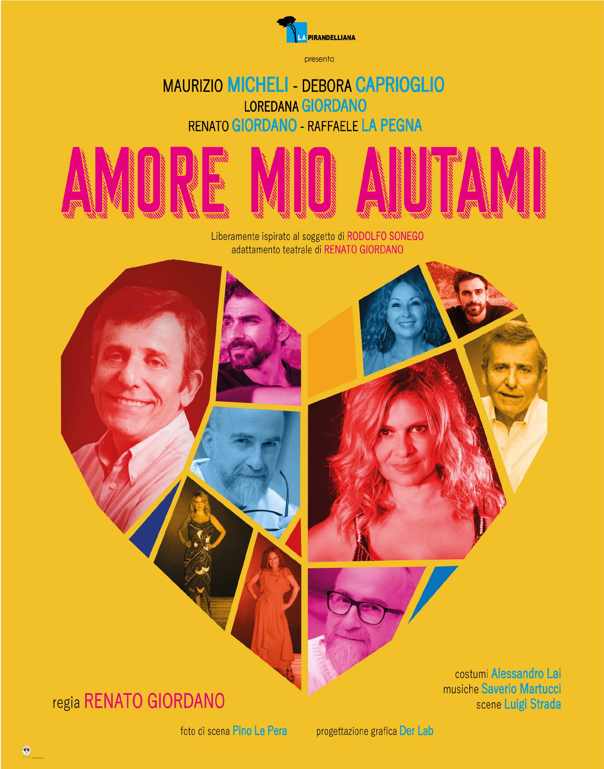 Amore Mio aiutami, Giordano porta a teatro il film di Sordi