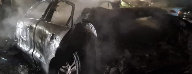 Solofra| Paura nella notte in viale Principe Amedeo, incendiata l’auto del presidente del Consiglio