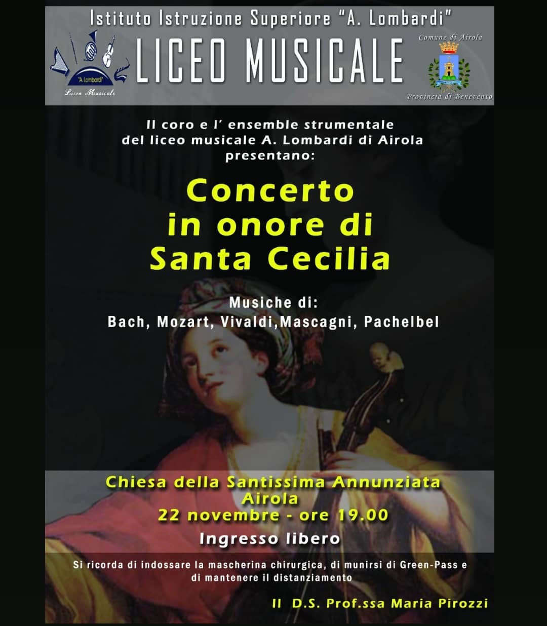 Airola| IIS “Lombardi” celebra Santa Cecilia