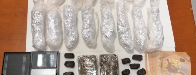 Droga nella macelleria di un noto supermercato di Benevento, Polizia arresta pregiudicato