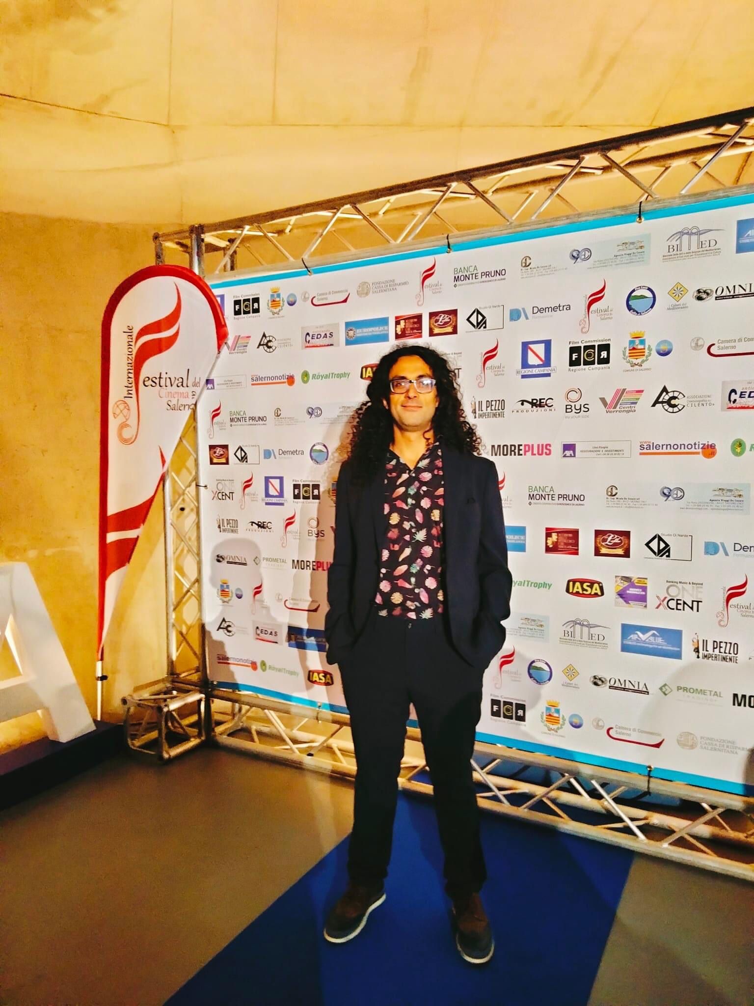 L’artista Enrico Mazzone premiato al Festival Internazionale del Cinema di Salerno