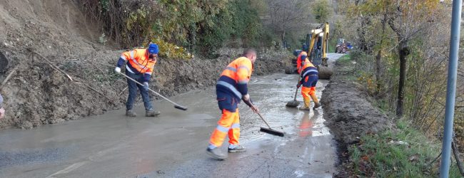 Riapre a senso unico alternato la SP 109 Vitulanese