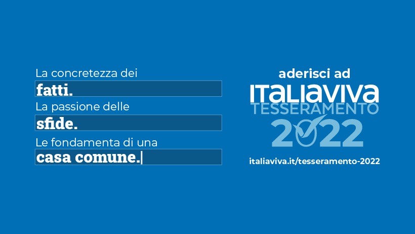 Riunione di Italia Viva Sannio, al via il #tesseramento2022