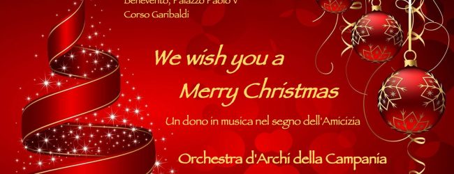 Natale, a Palazzo Paolo V il concerto “We wish you a Marry Christmas”