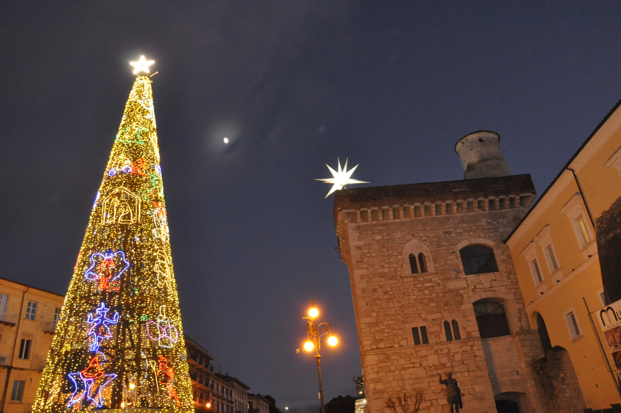 Benevento| La “Stella Cometa” illumina la Rocca dei Rettori