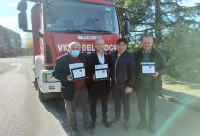 Festa Santa Barbara, il Conapo consegna targa ricordo