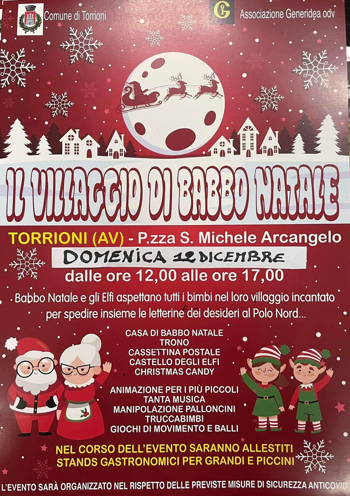 A Torrioni il ‘Villaggio di Babbo Natale’