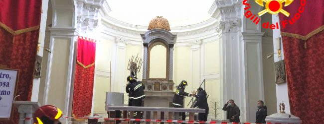 Baiano| Crolla parte del soffitto nella chiesa di Santo Stefano
