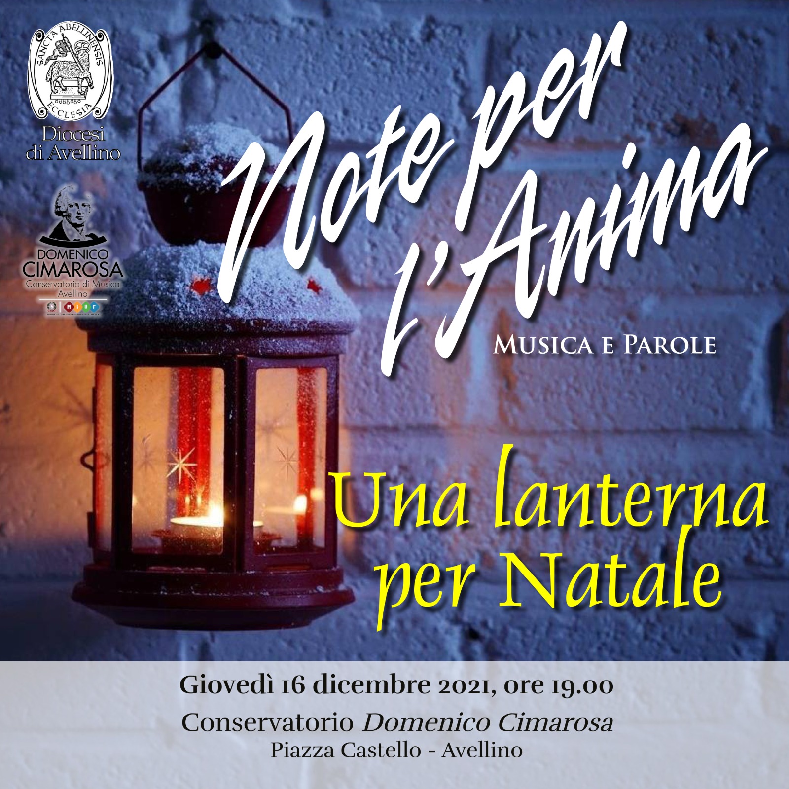 Rassegna “Note per l’Anima – Musica e Parole”: giovedi secondo appuntamento