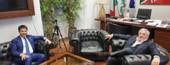 FI: il vice coordinatore regionale di Forza Italia Rubano incontra il Coordinatore unico nazionale Tajani