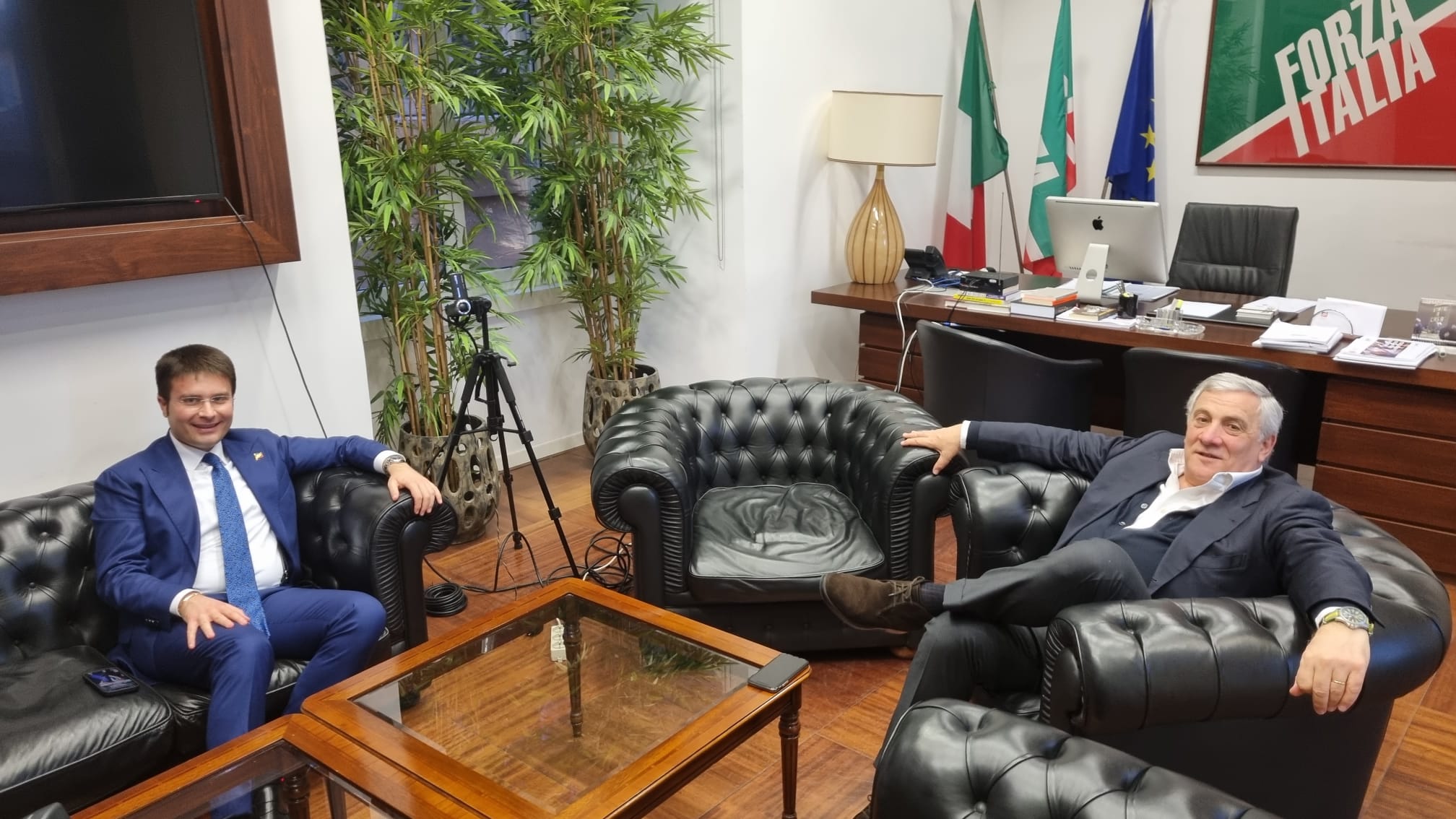 FI: il vice coordinatore regionale di Forza Italia Rubano incontra il Coordinatore unico nazionale Tajani