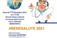 #BeneSalute 2021, domani evento al Piccolo Teatro Liberta’ di Benevento