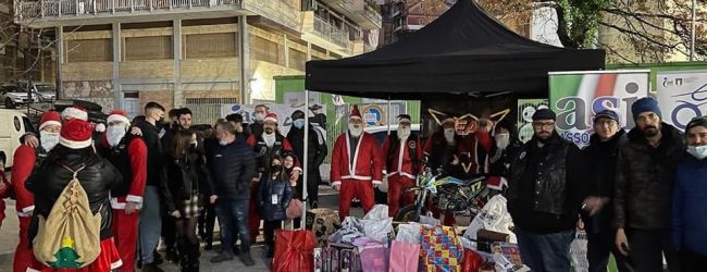 Avellino| “Babbo Natale in Moto”, Asi e bikers consegnano i doni ai bambini