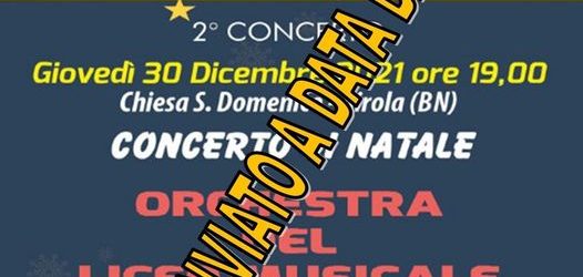 Accademia Progetto Musica, rinviata la rassegna MusiCometa Sannio