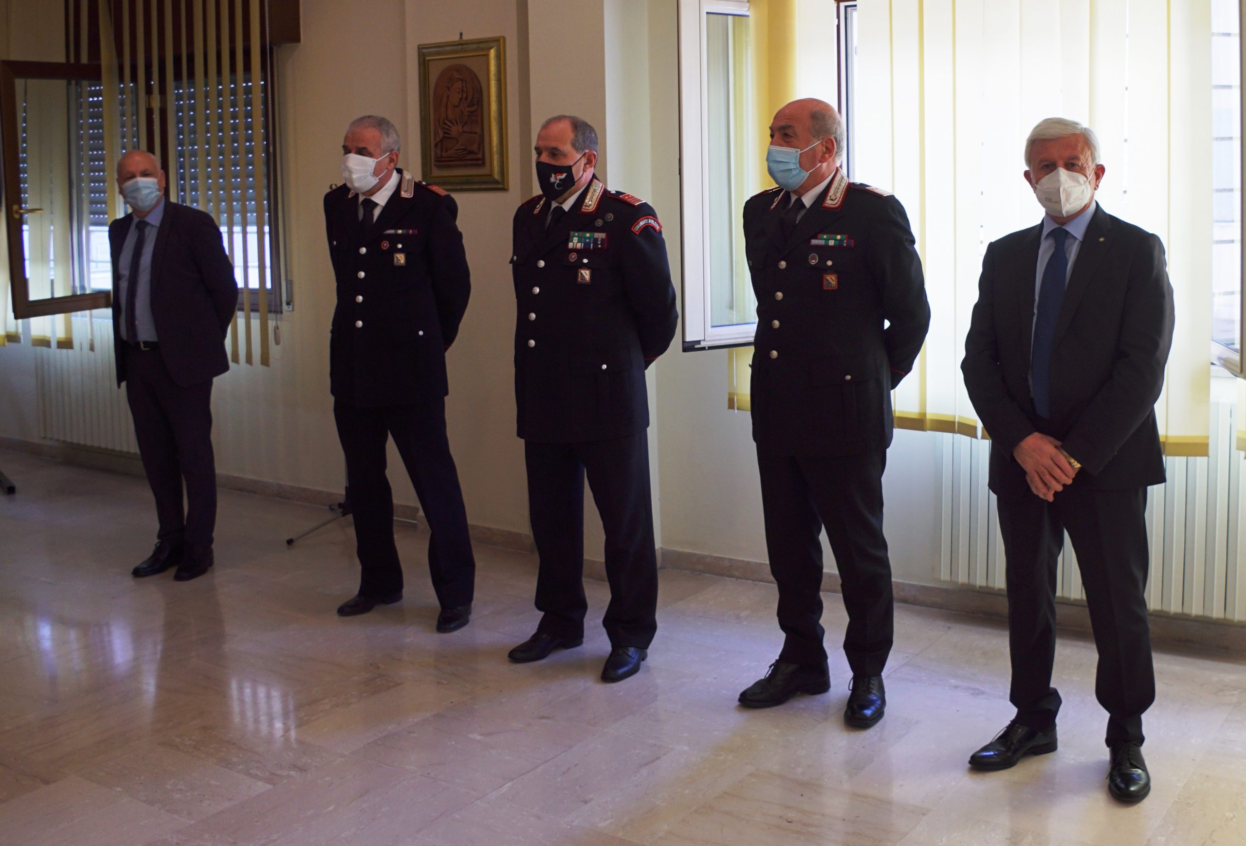 Arma dei Carabinieri di Benevento: commiato ai militari che lasciano il servizio attivo