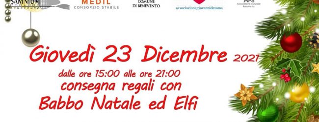 Benevento|Al Centro Solidale” Beneattivi” quartiere Santa Maria degli Angeli un’ospite d’eccezione “Babbo Natale”