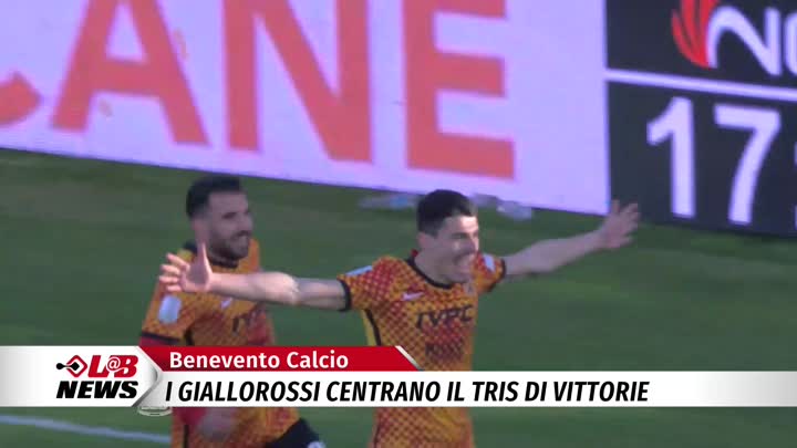 Benevento, tris di vittorie. 2-1 in rimonta sul Pordenone