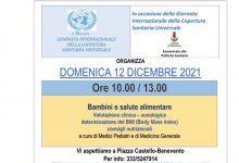 Giornata internazionale dalla copertura sanitaria universale, in piazza Castello screening per bambini